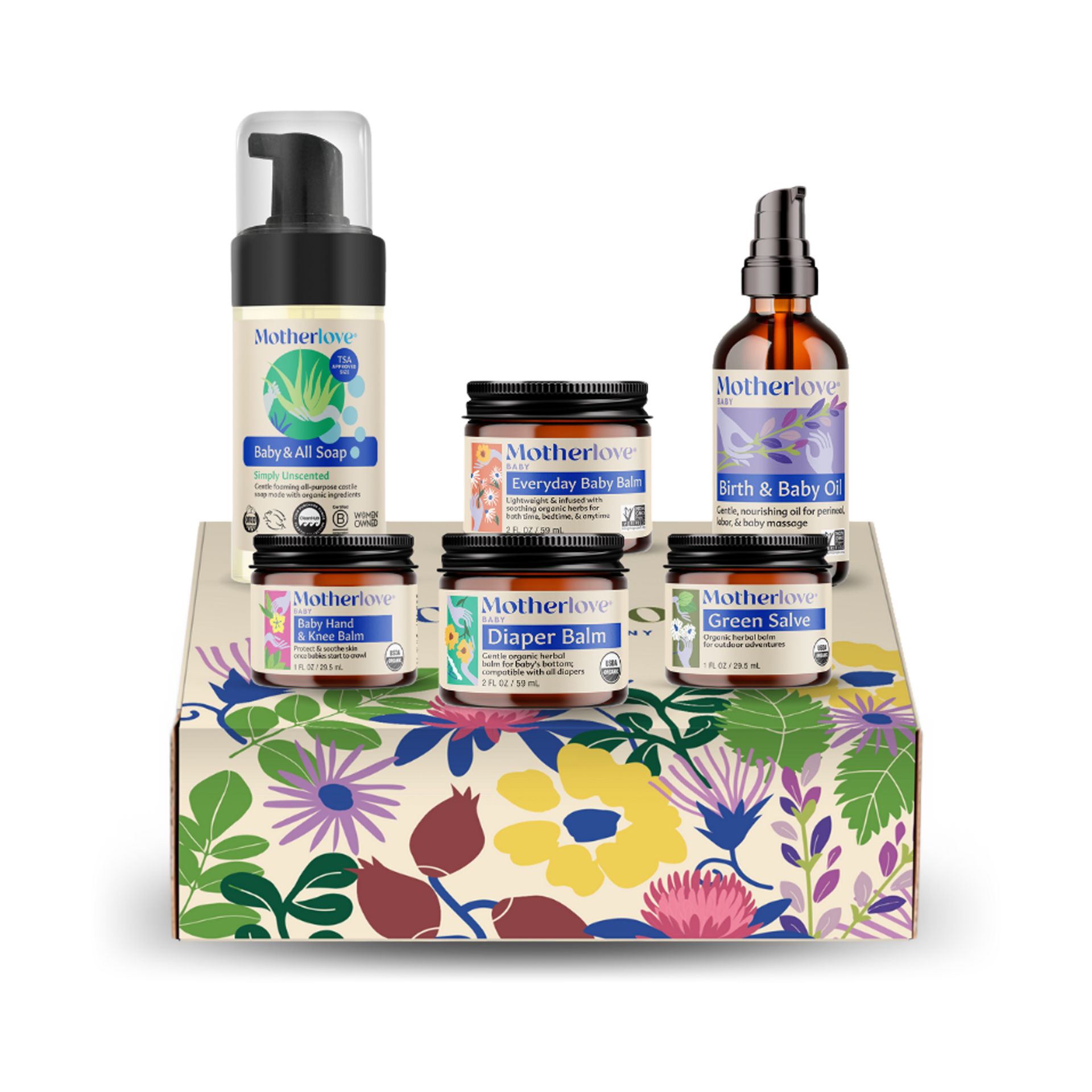 Motherlove Baby Care Gift Box.