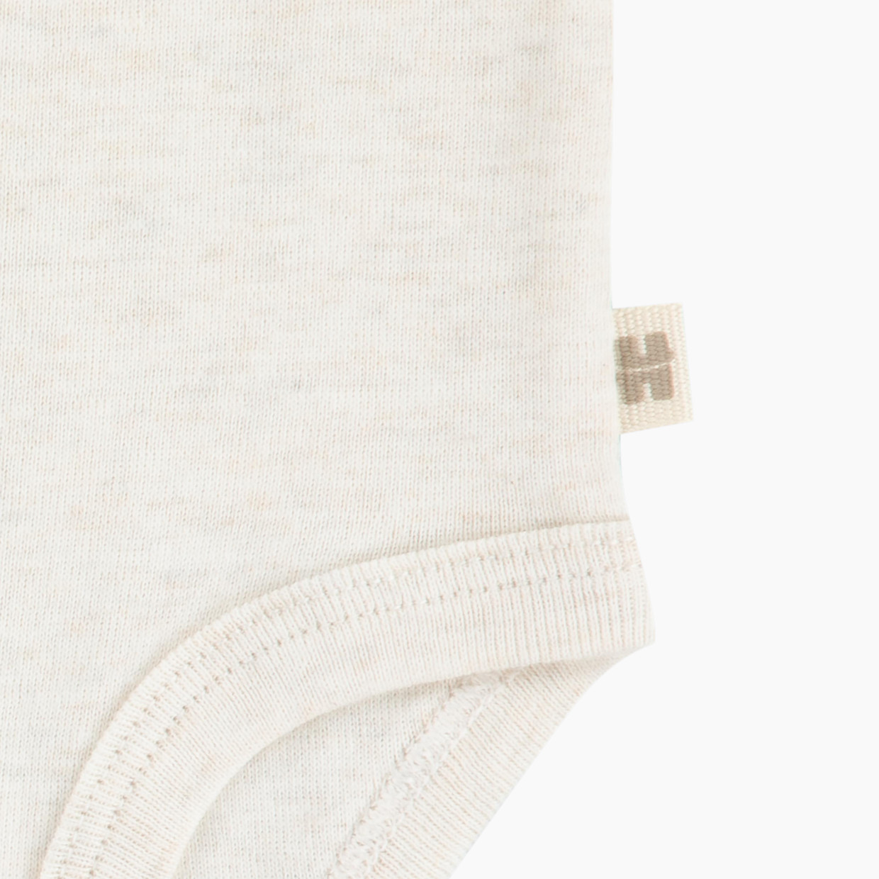 Huggies Basic Bodysuit (6 Pack) - Oatmeal Heather, 3-6 M.