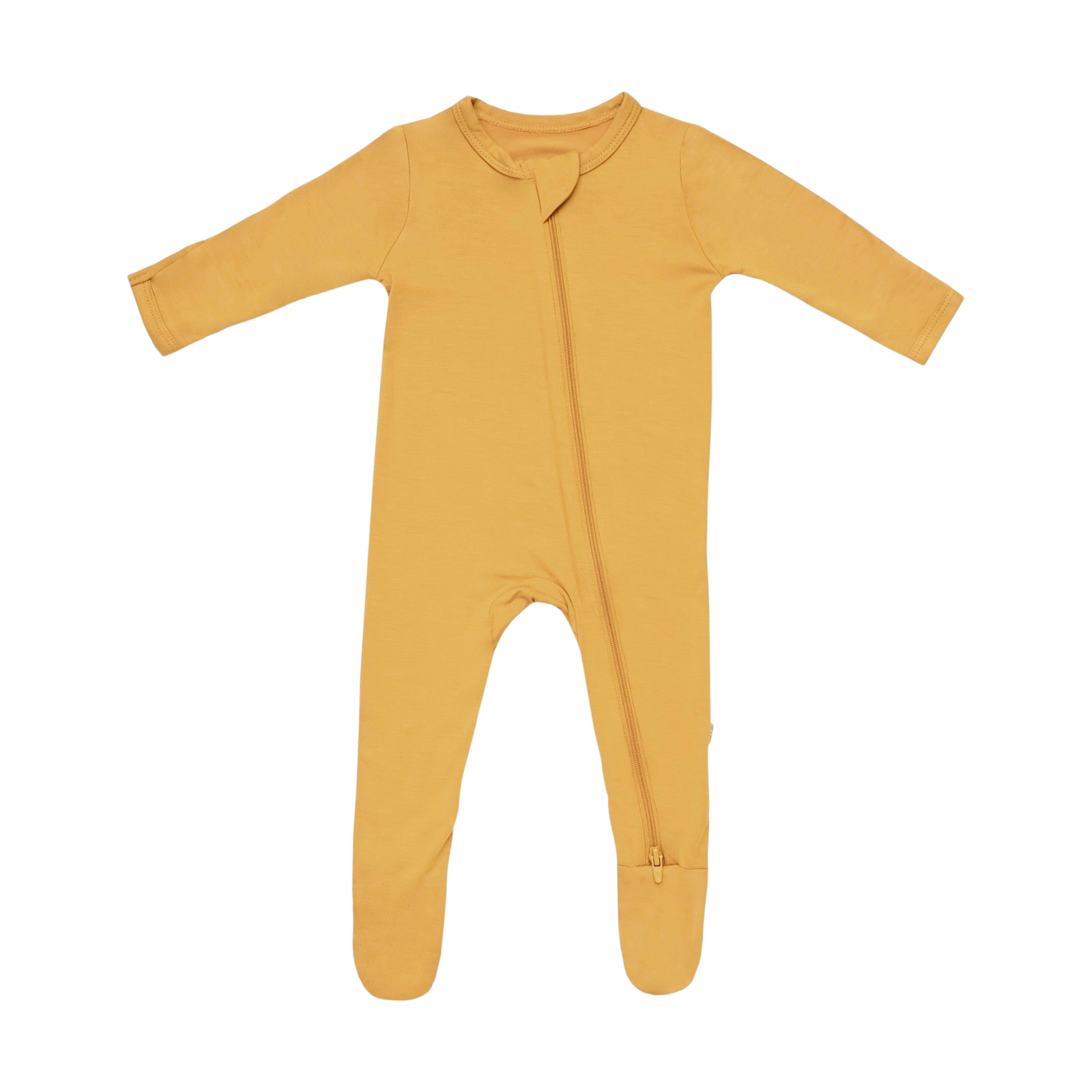 Kyte Baby Zipper Footie Marigold, 03 Months Babylist Shop