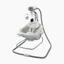 Graco Simple Baby Infant Soothe DuetConnect LX Swing and Portable Bouncer