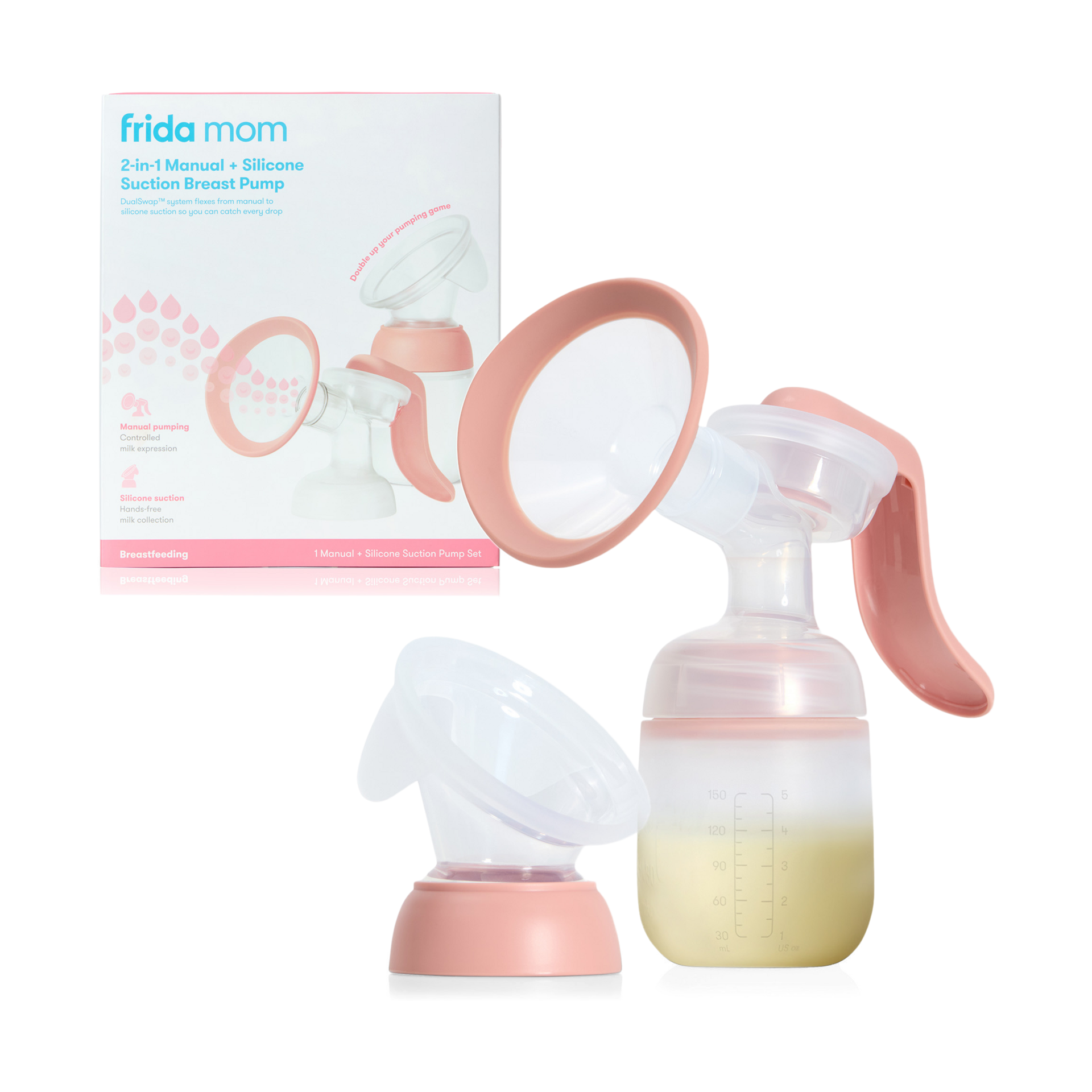 Frida Mom 2-in-1 Manual Breast Pump.