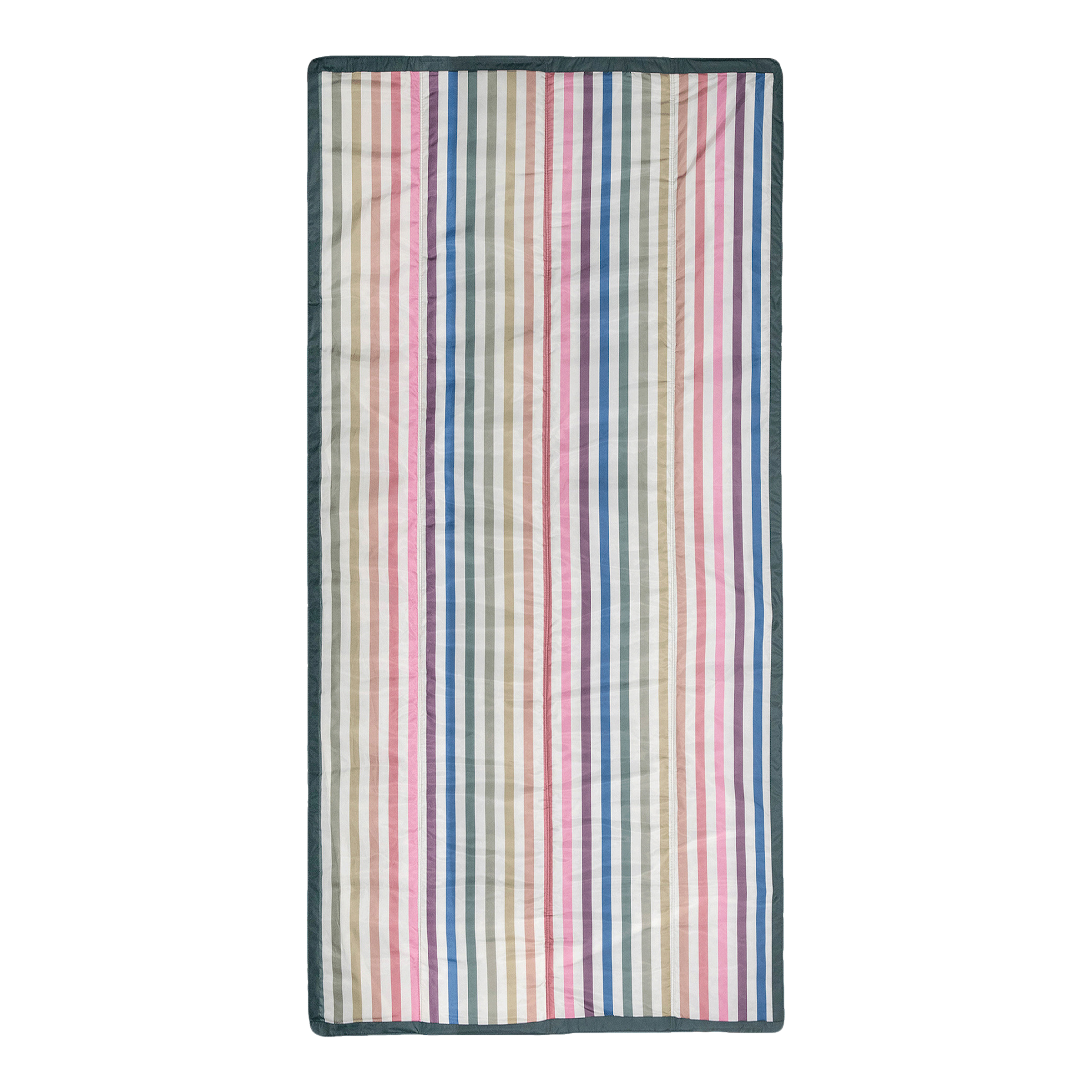 Little Unicorn Outdoor Blanket Chroma Rugby Stripe, 5 X 10 Ft