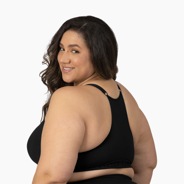 Kindred Bravely Sublime Hands-Free Pumping & Nursing Sports Bra - Black, Xxx-Large-Busty.