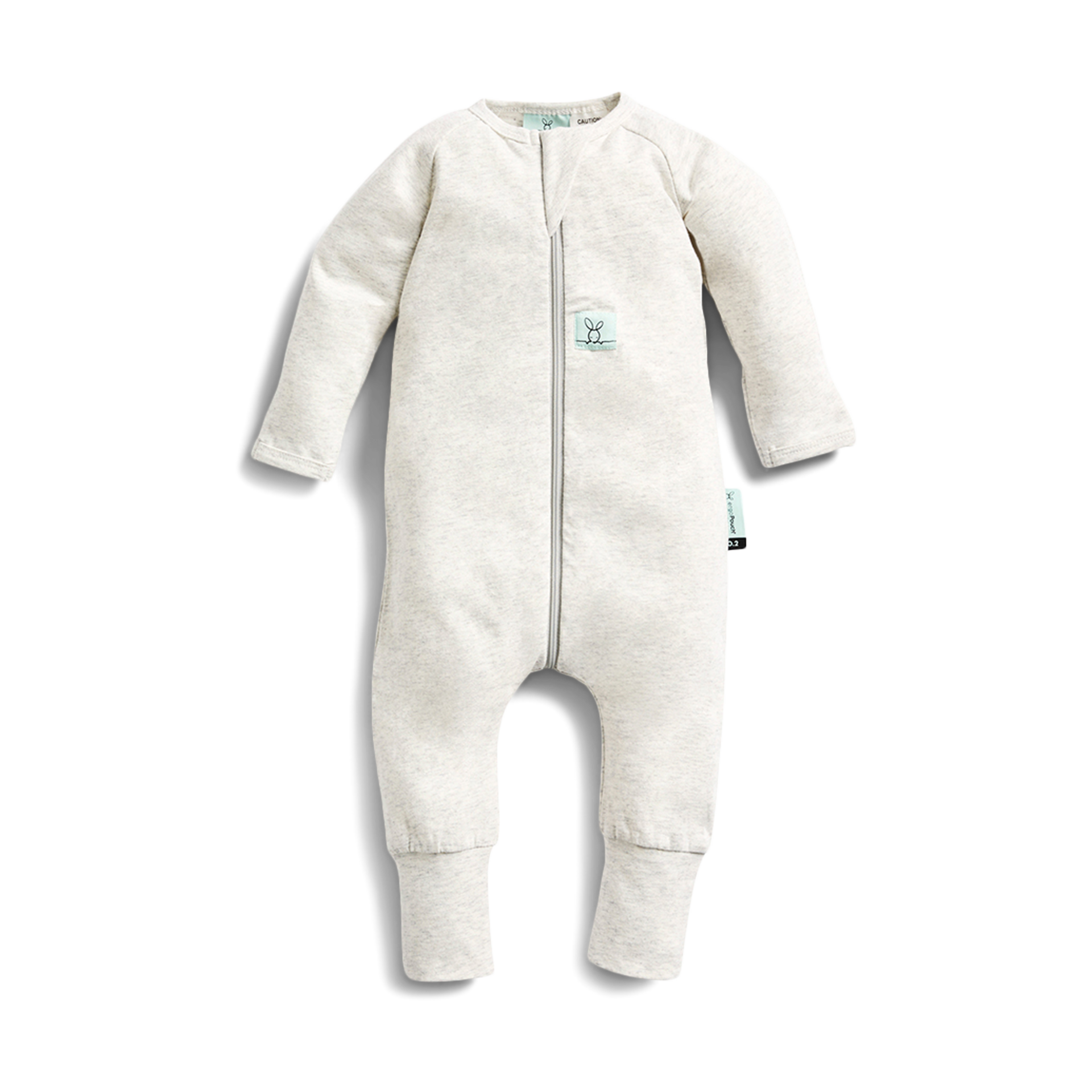 ergoPouch Romper/Layer 1.0 Tog - Grey Marle, Newborn.