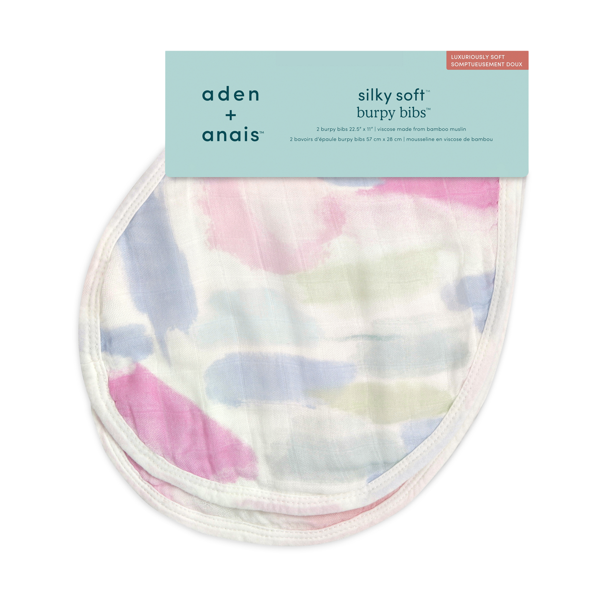 Aden + Anais Silky Soft Burpy Bibs (2 Pack) Florentine Babylist Shop