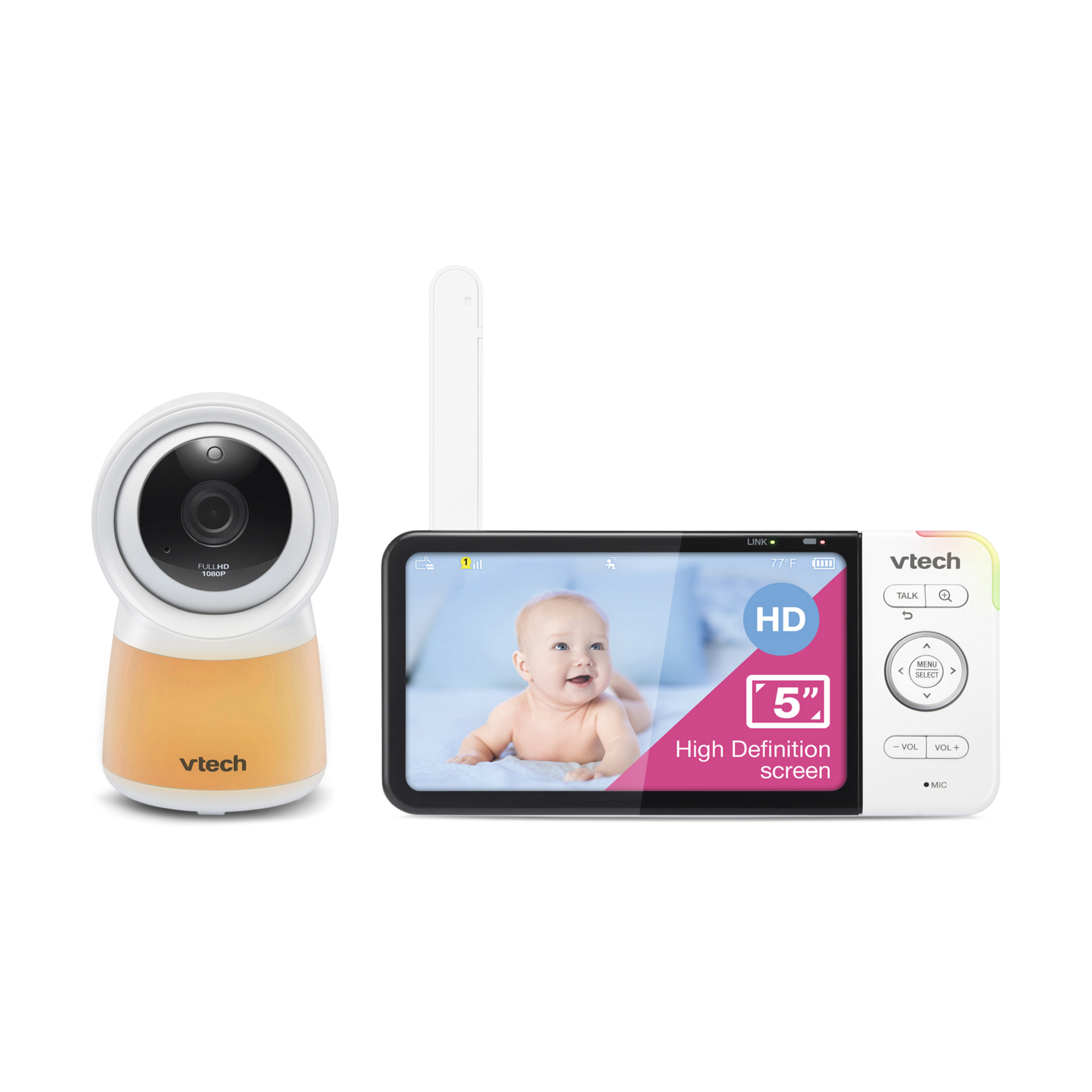 vtech 5 smart wifi 1080p video monitor