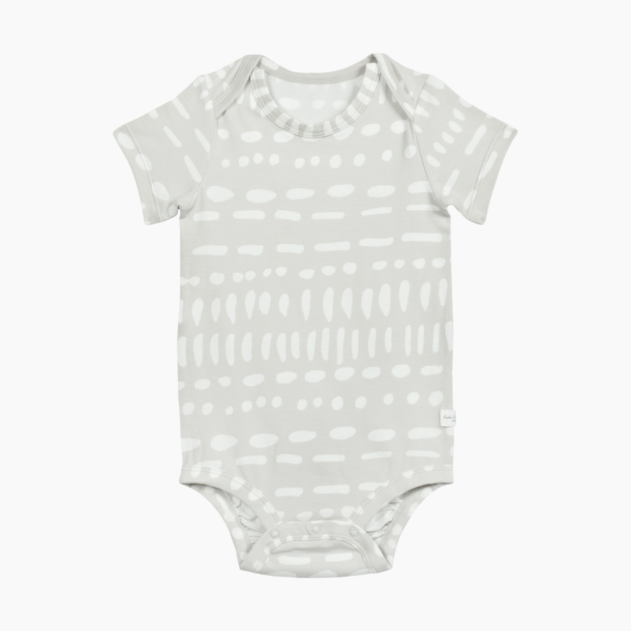 Loulou Lollipop Bodysuit (Tencel) - Grey Mudcloth, 0-3 M | Babylist Shop