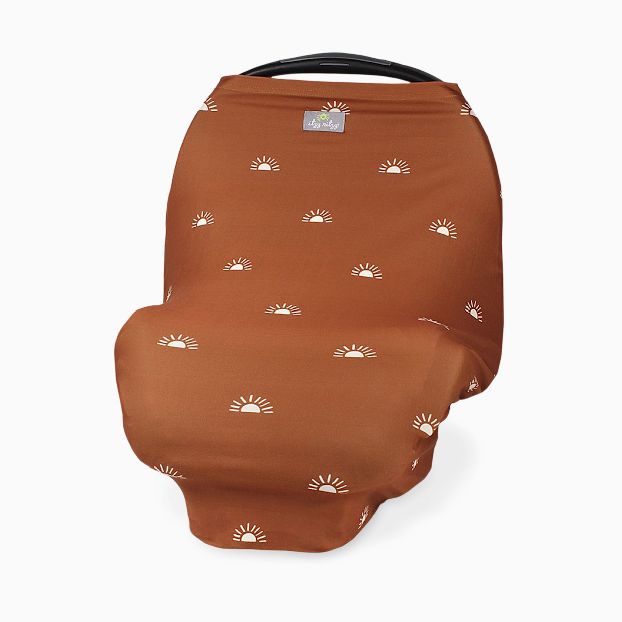 Itzy Ritzy Mom Boss Multi Use Cover - Terracotta Sun.