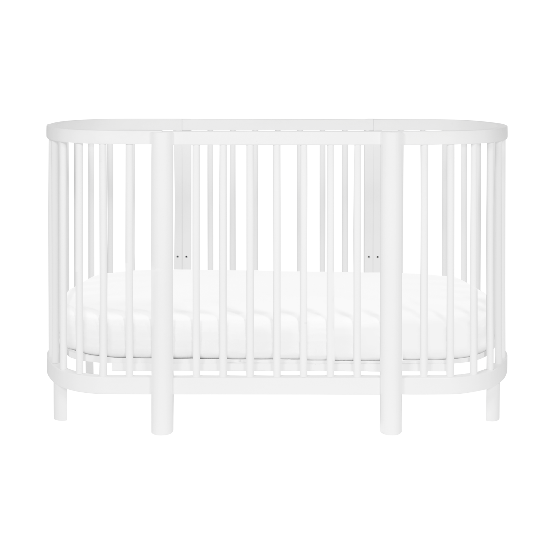 Babyletto Hula Oval Convertible Crib With Mini Bassinet Conversion