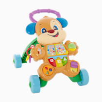 Fisher-Price Laugh & Learn Smart Stages Puppy Walker: Baby & Toddler Dog Walking Push Toy