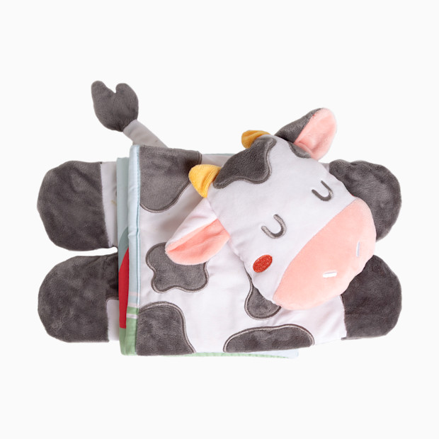Pearhead Tummy Time Activity Plush Farm Crinkle Book.