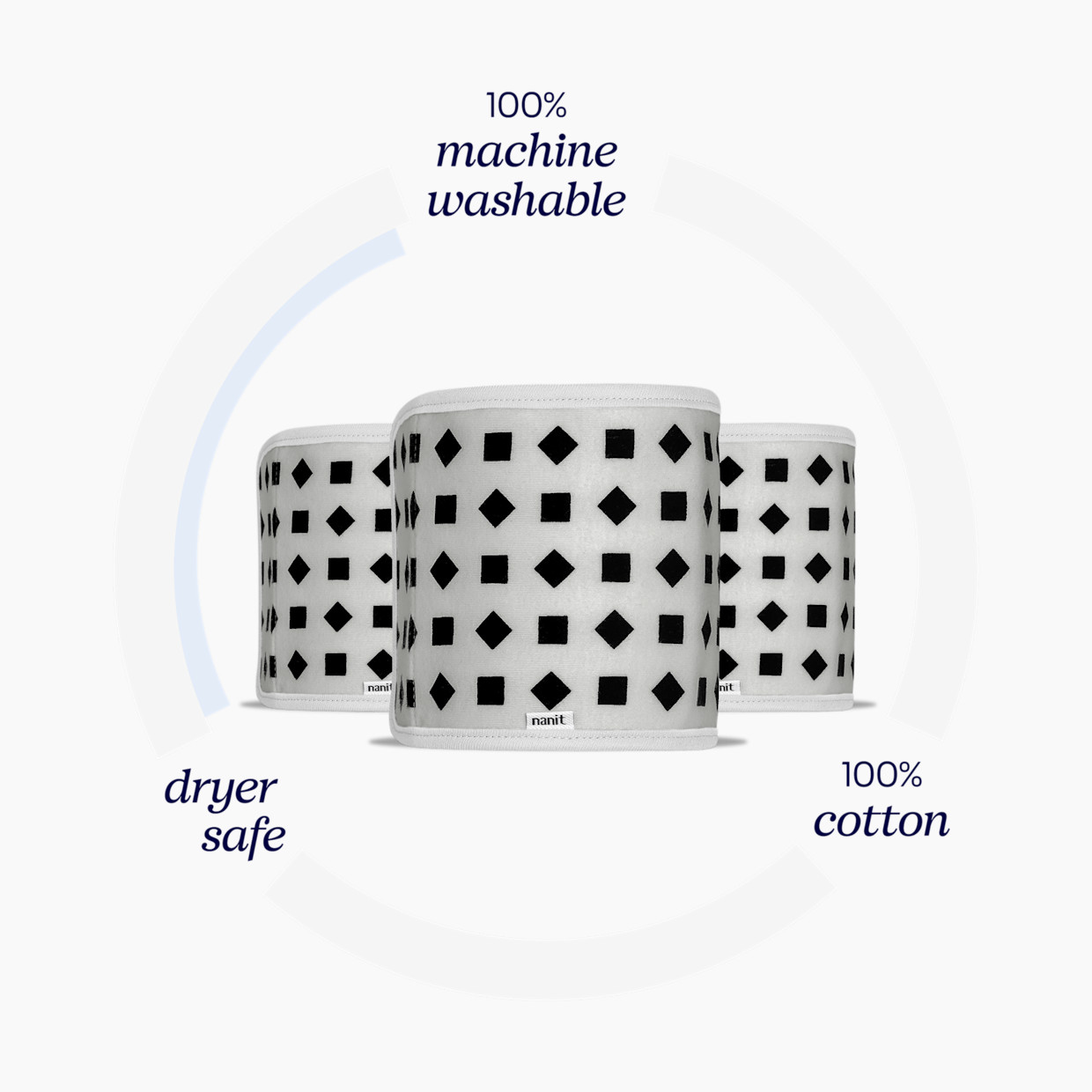 Nanit Breathing Wear Bands - Small (0-3 M), 1 Band.
