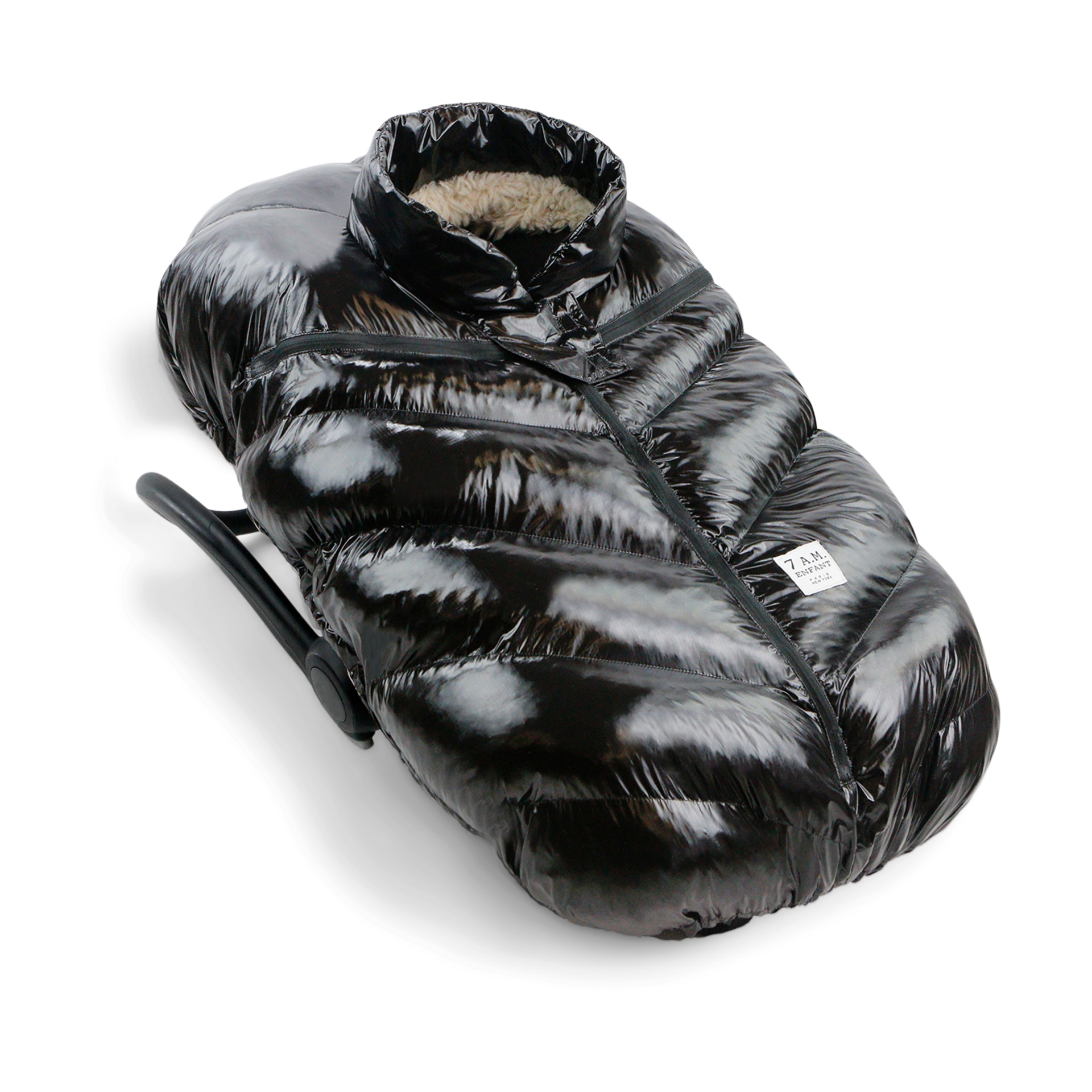 7AM Enfant Car Seat Cocoon - Black Polar.