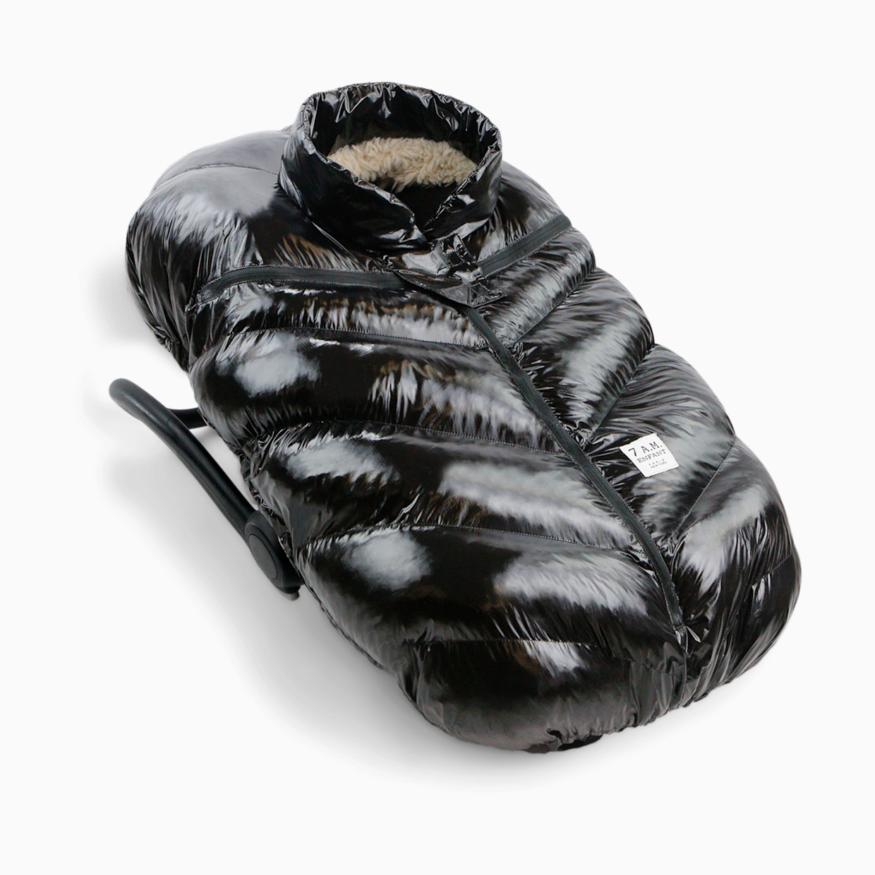 7AM Enfant Car Seat Cocoon - Black Polar.