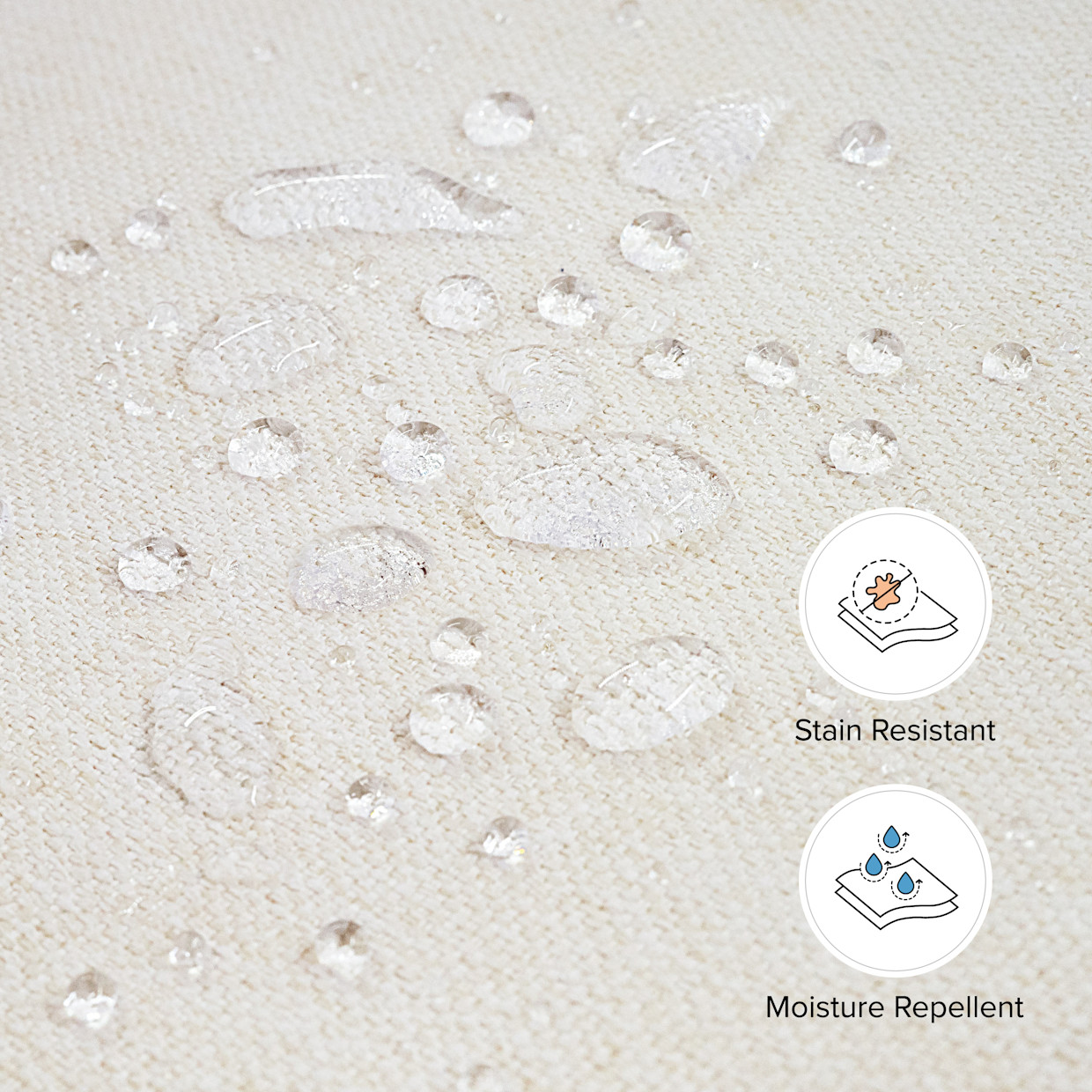 Namesake Crewe Electronic Recliner and Swivel Glider - Performance Cream Eco-Weave With Light Wood Base.