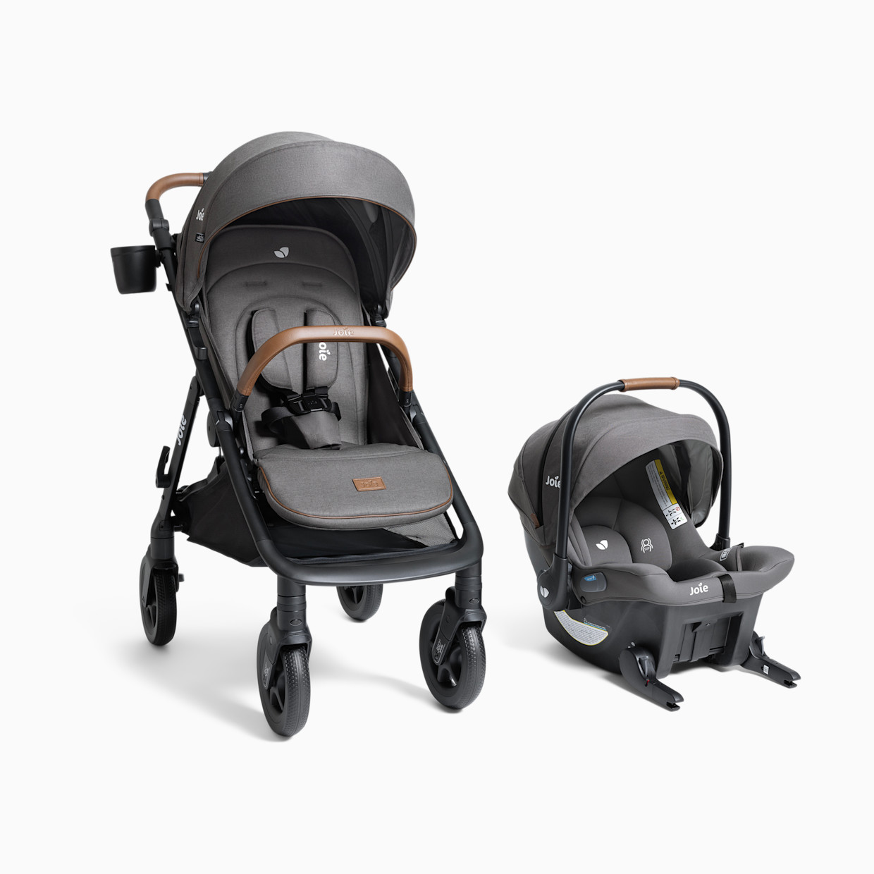 Joie Caraway Whirl And Mint Latch Travel System - Thunder.