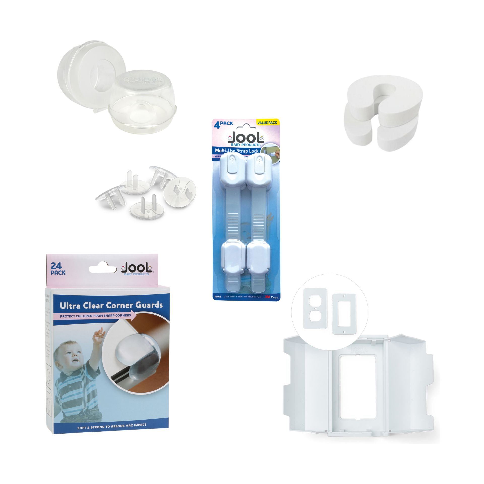 Jool Baby Baby Safety Starter Pack (77 Pieces).