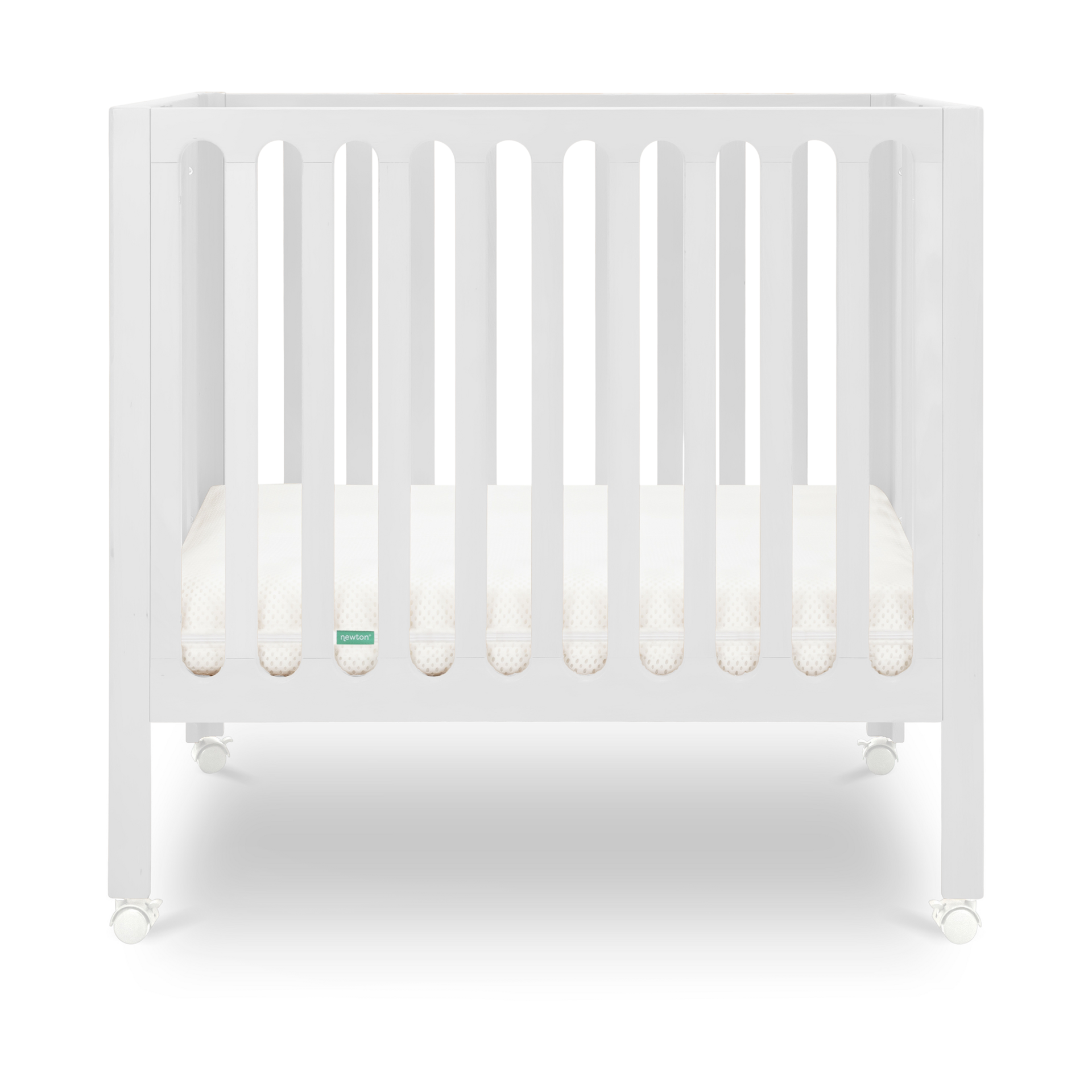 Newton Baby Galileo Mini Crib & Newton Mini Crib Mattress - White.