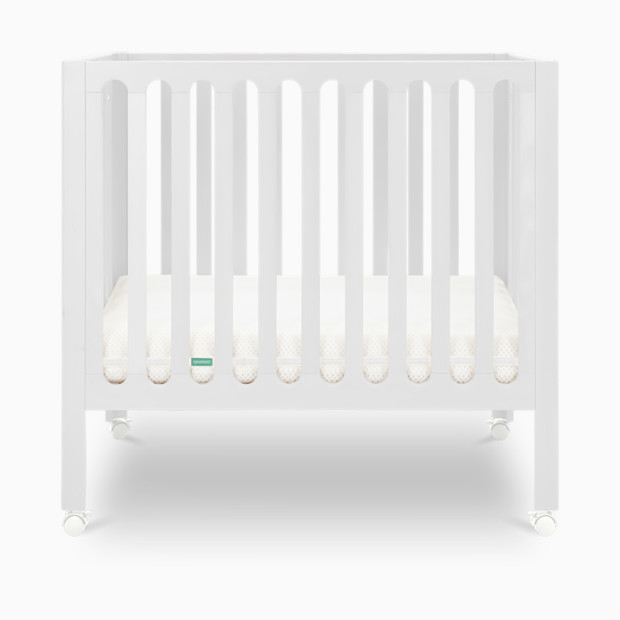 Newton Baby Galileo Mini Crib & Newton Mini Crib Mattress - White.