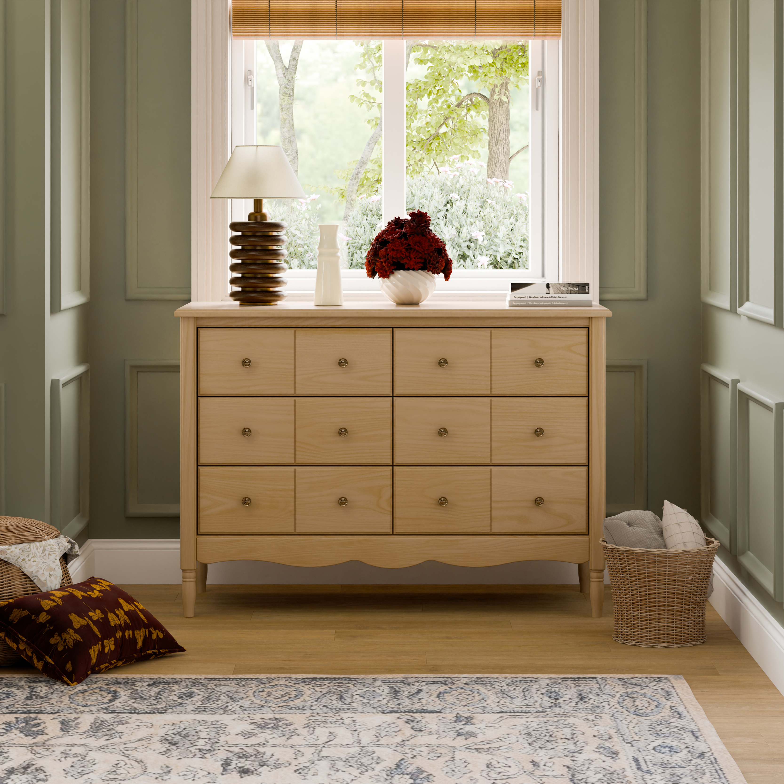 Namesake Liberty 6-Drawer Assembled Dresser - Honey.