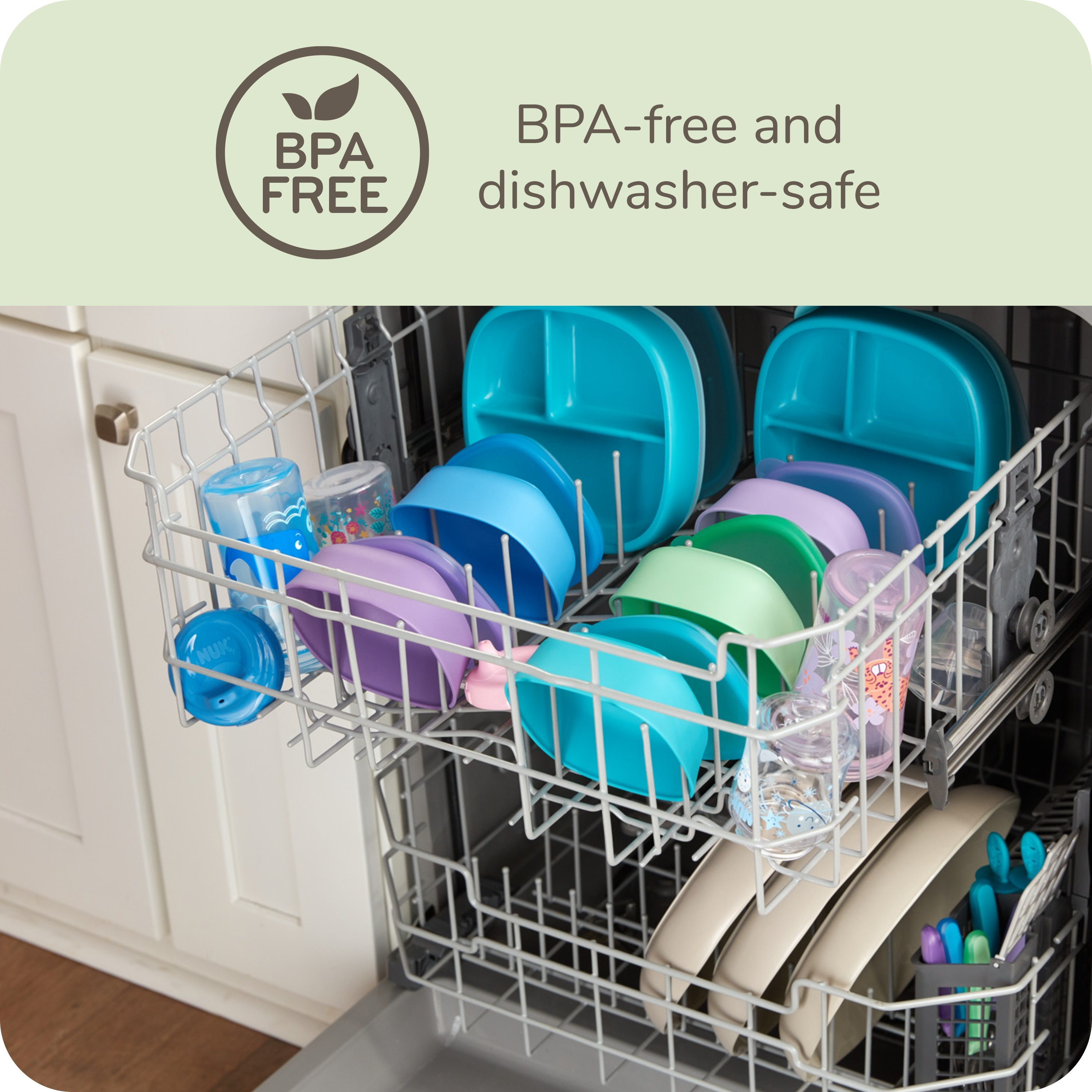 NUK Learner Straw Cup (2 Pack) - Blue, 10 Oz.