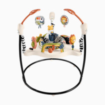 Fisher-Price Baby Bouncer Palm Paradise Jumperoo Activity Center with Music Lights Sounds and Developmental Toys