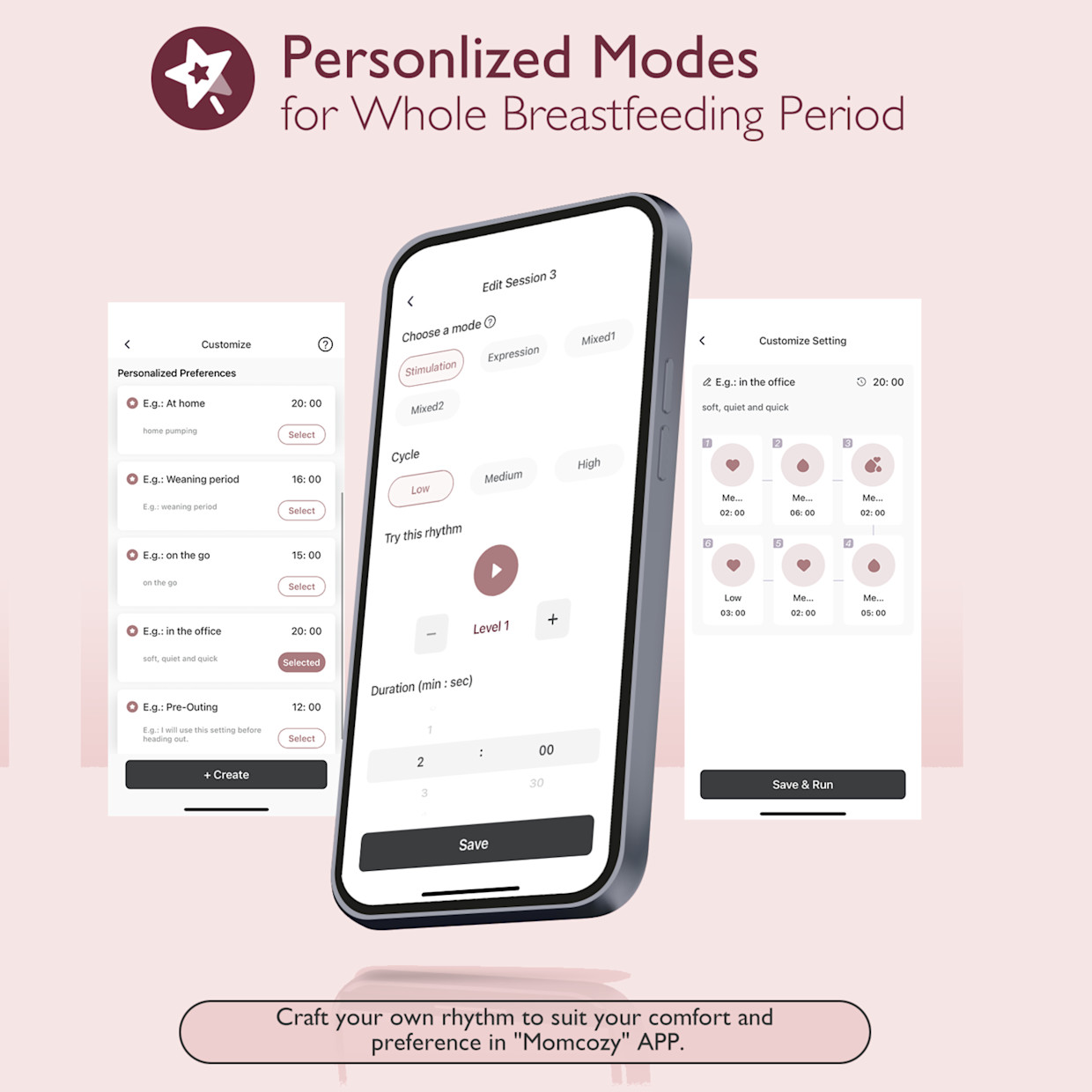 Momcozy M9 Wearable Electric Breast Pump with Smart App - Single.