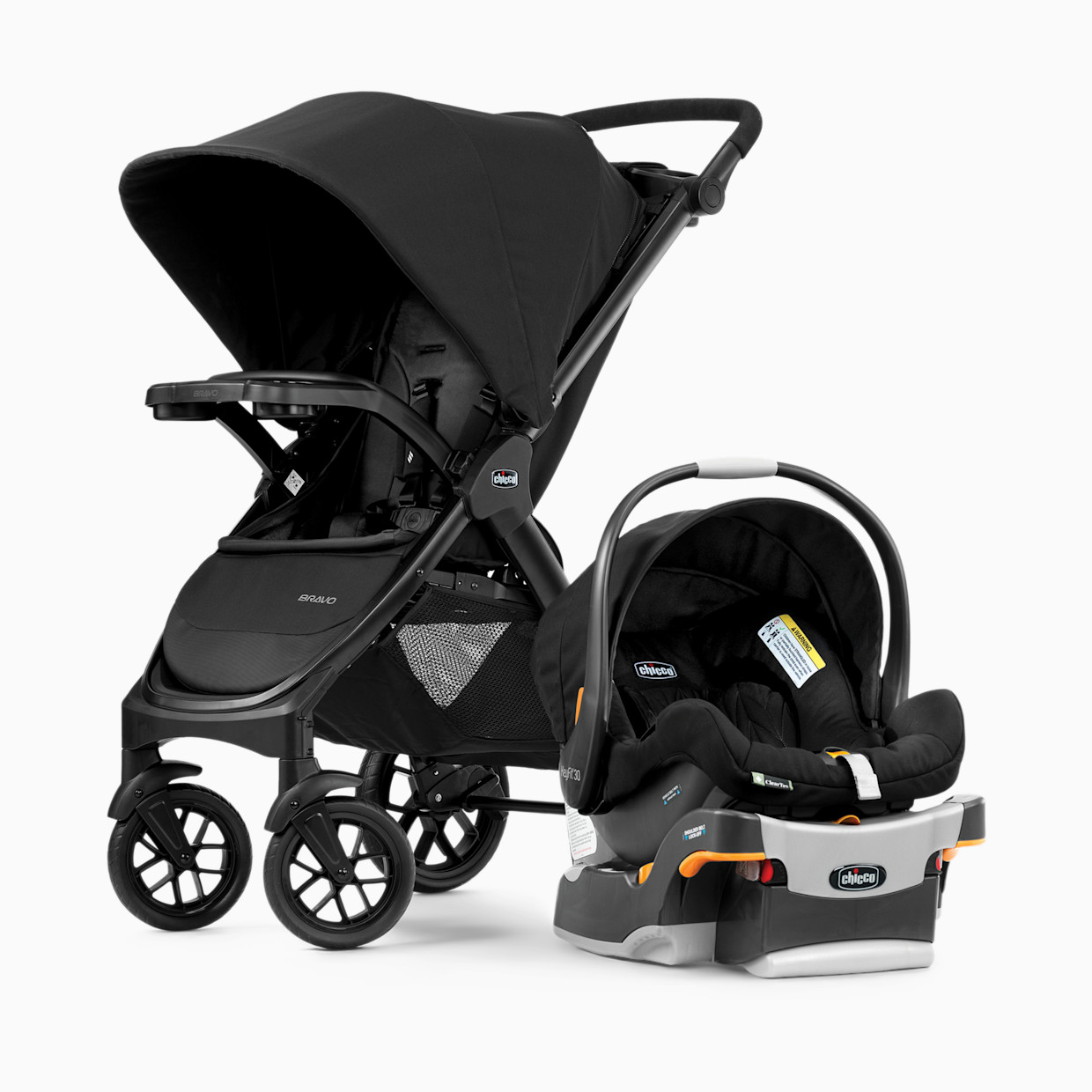 Chicco Bravo ClearTex Trio Travel System - Ombra.