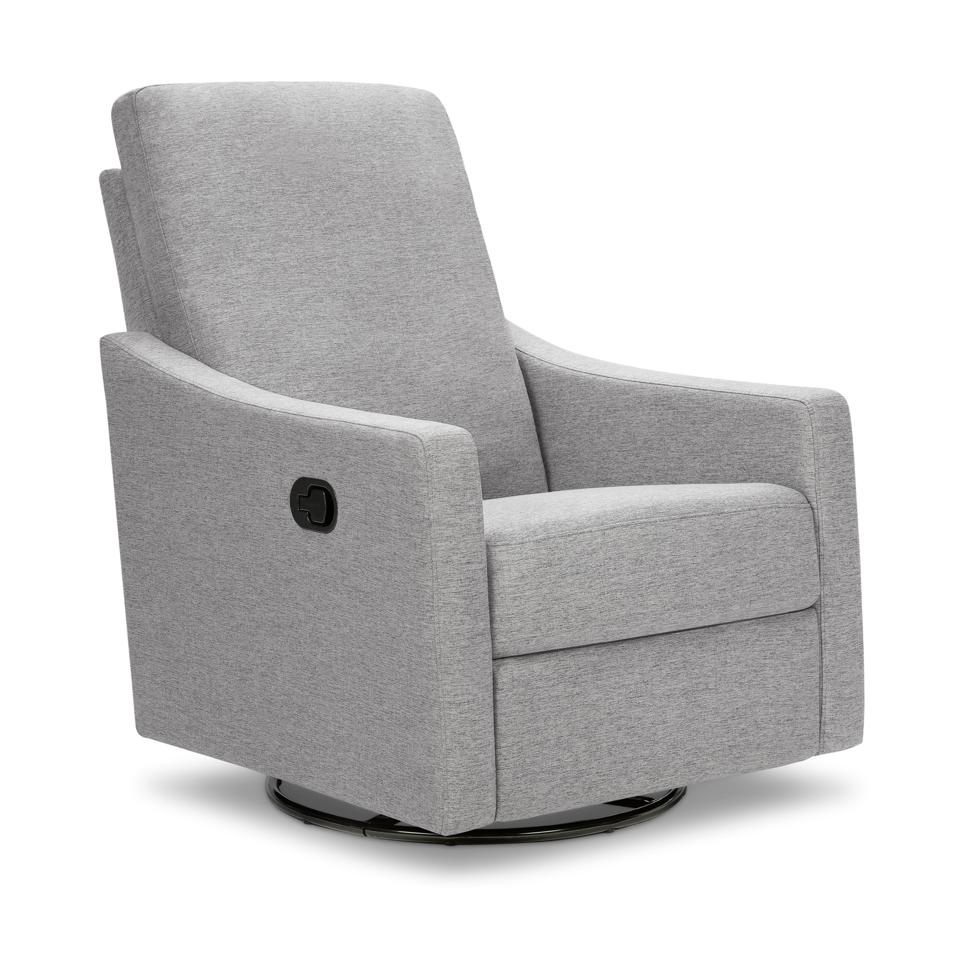 daVinci Jonah Manual Swivel Recliner - Frost Grey.