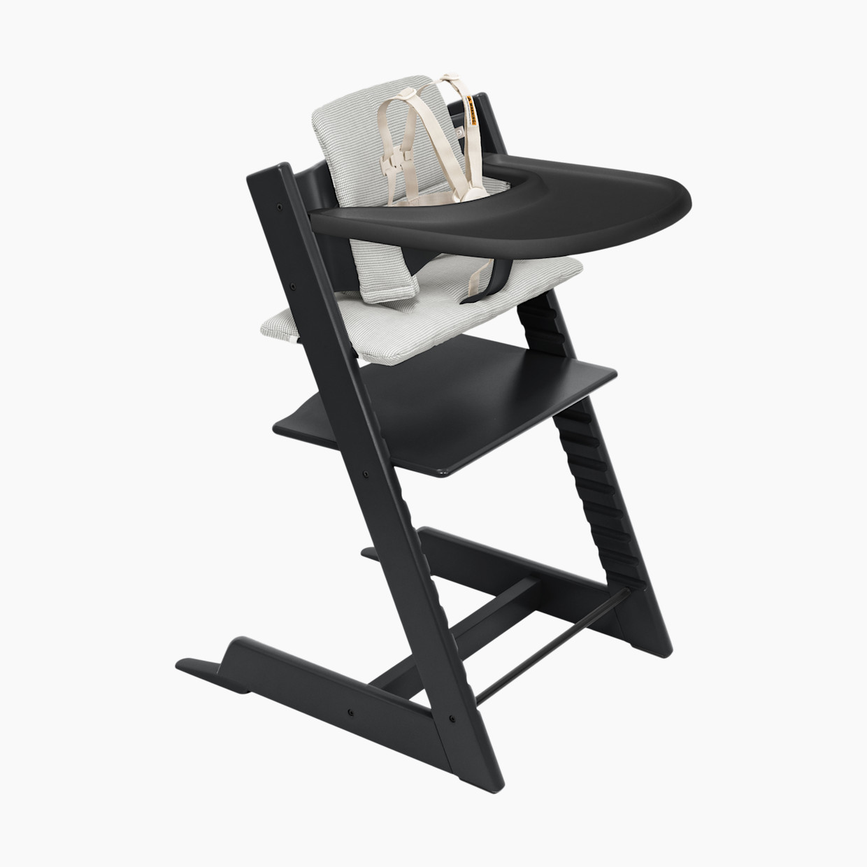 Stokke Tripp Trapp High Chair Complete² - Black/Nordic Grey/Black Tray.