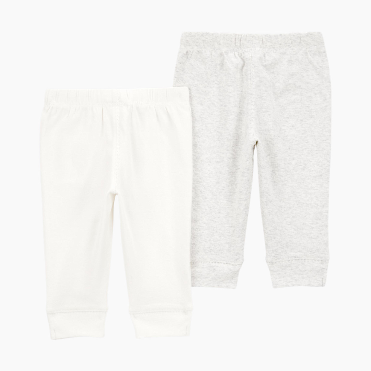 Carter's 2-Pack Pull-On Pants - White, Nb.
