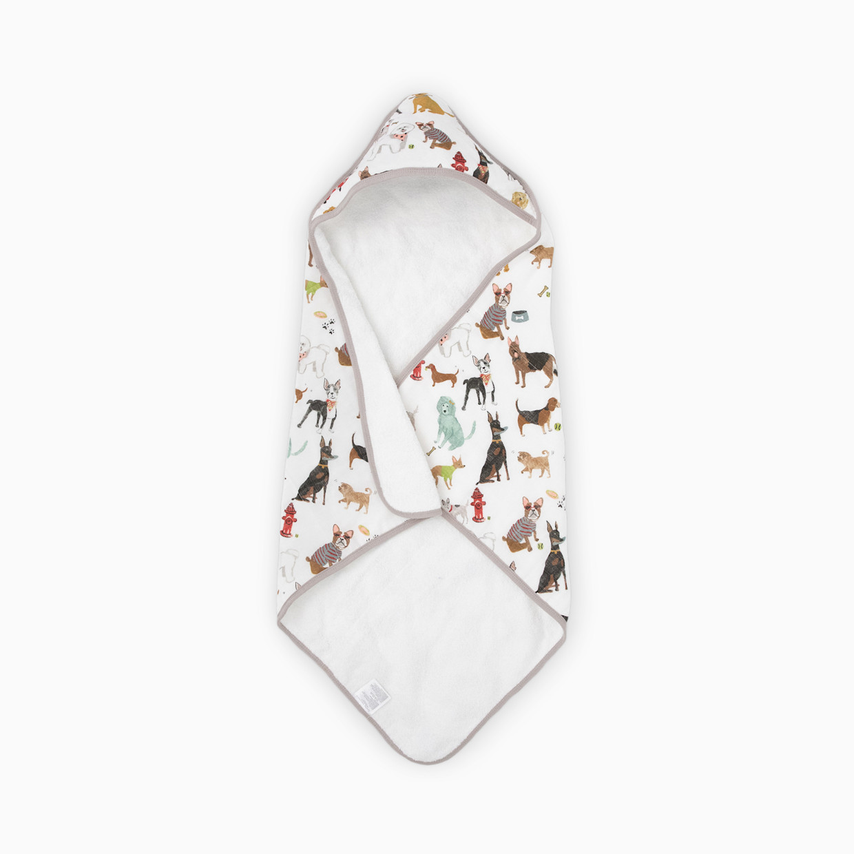 Little Unicorn Cotton Muslin & Terry Infant Hooded Towel - Woof.