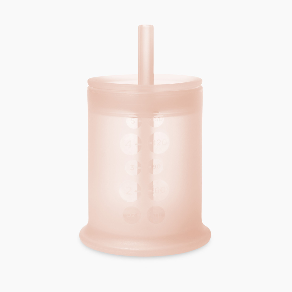 Olababy Training Cup with Lid + Straw - Coral.