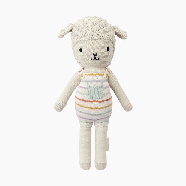 cuddle+kind Hand-Knit Doll - Avery The Lamb, Little 13".