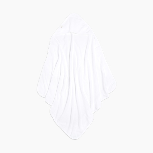 Burt's Bees Baby Organic Single Ply Hooded Towel - Cloud.