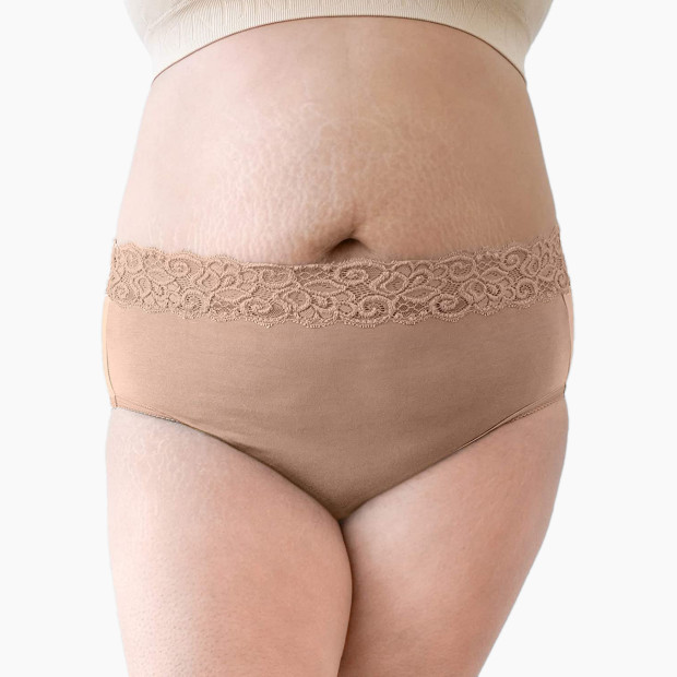 Kindred Bravely High Waist Postpartum Underwear & C-Section Recovery Maternity Panties (5 Pack) - Neutrals, 1 X.