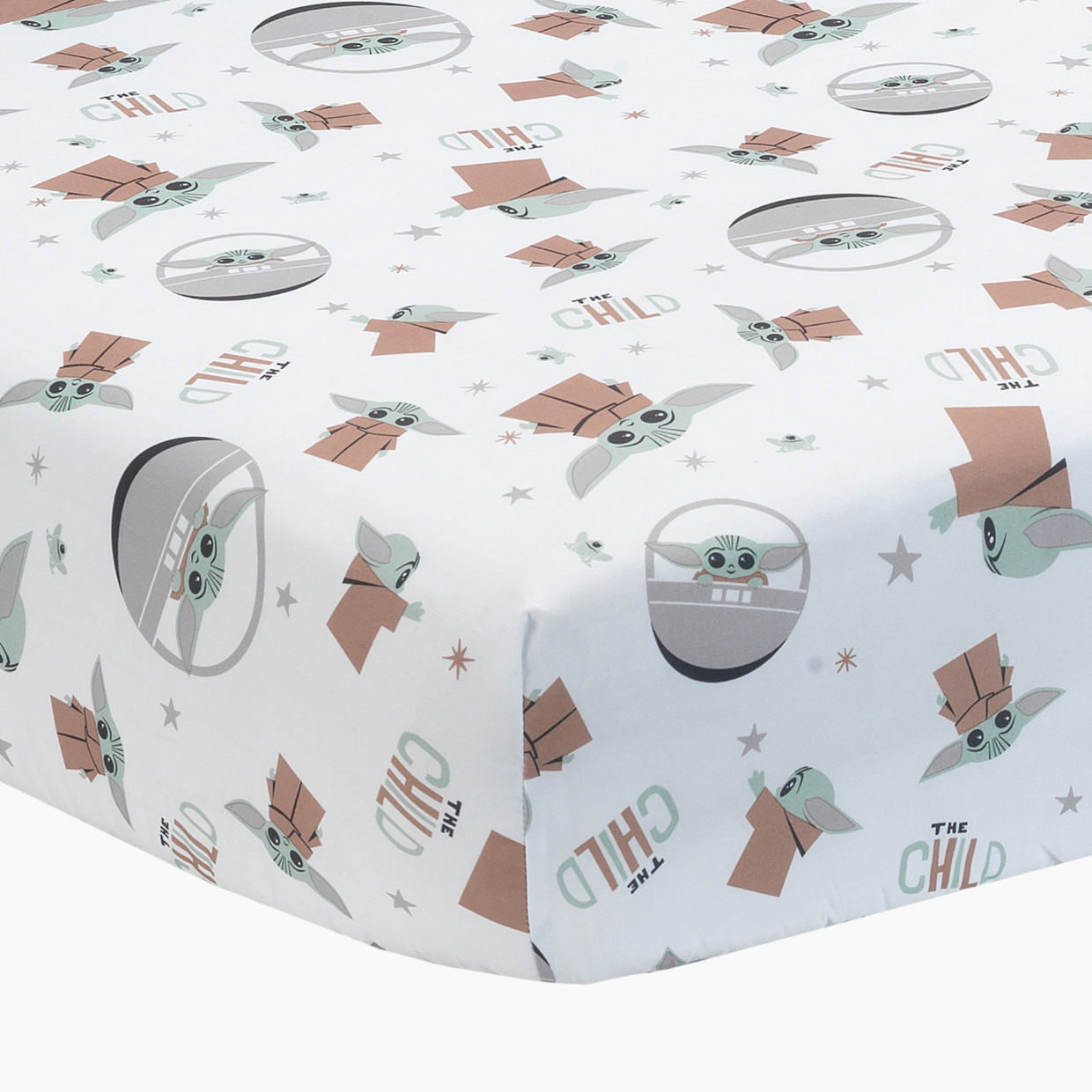 Lambs & Ivy Cotton Fitted Crib Sheet - Star Wars The Child.