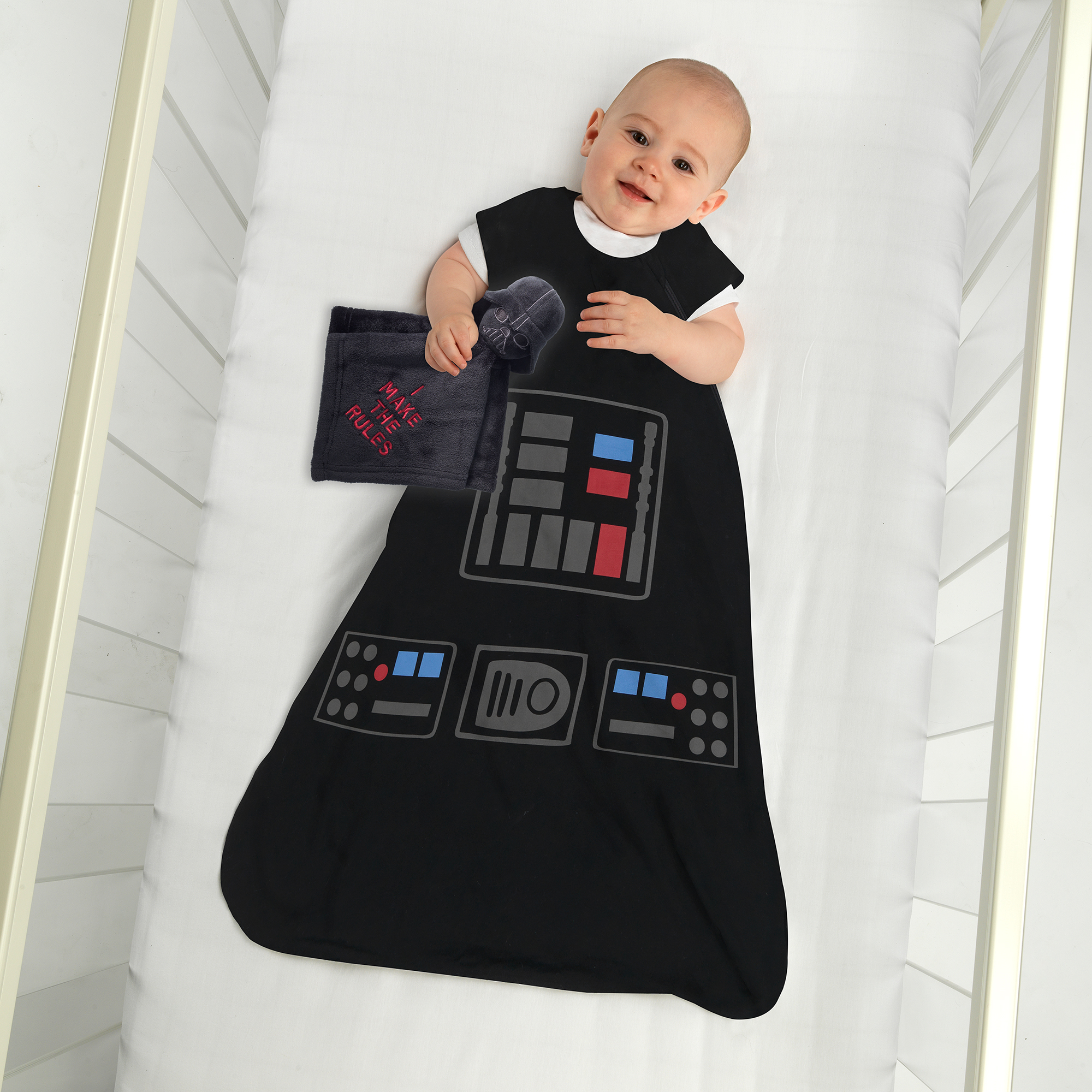 Lambs & Ivy Star Wars Darth Vader Wearable Blanket & Lovey Gift Set