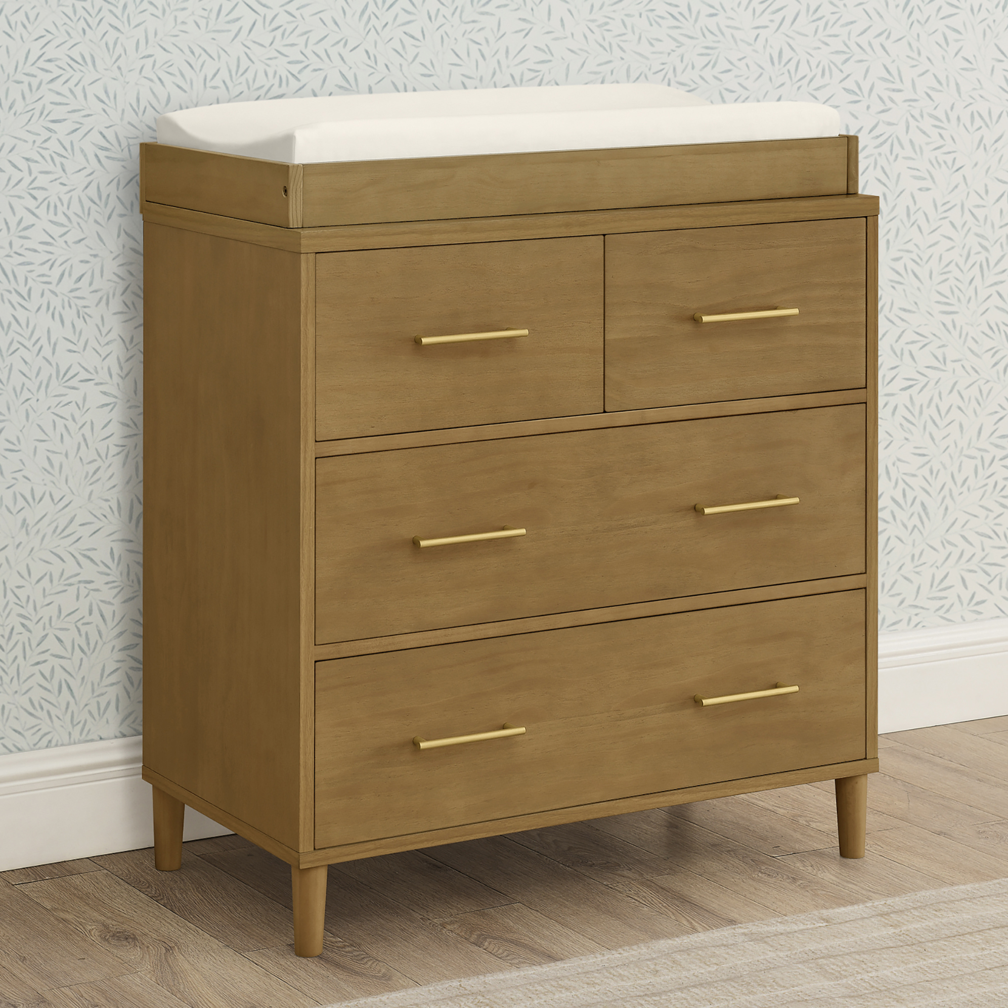 Delta Children Classic 4 Drawer Dresser With Changing Top - Acorn.