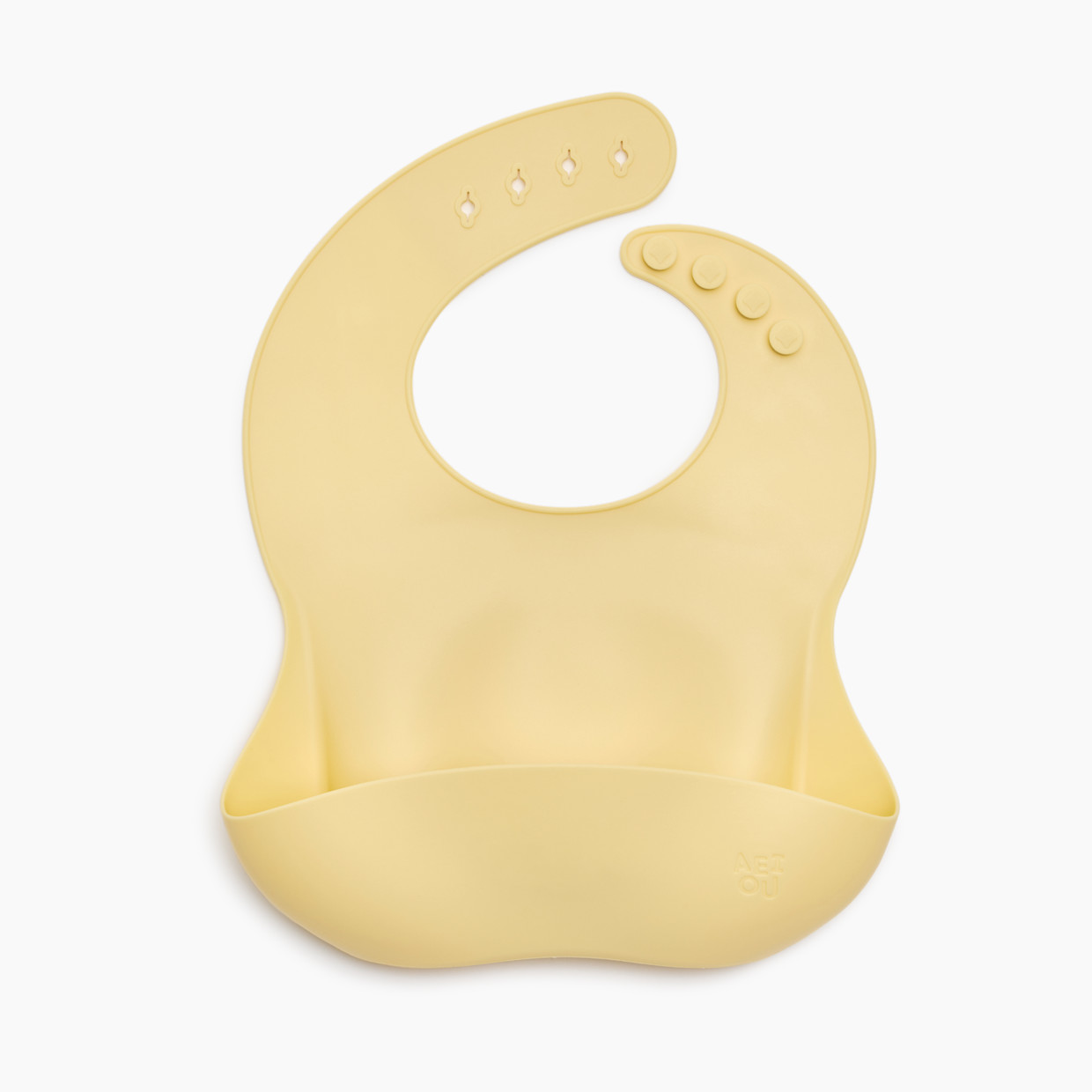AEIOU Bib (2 Pack) - Butter Lemon.