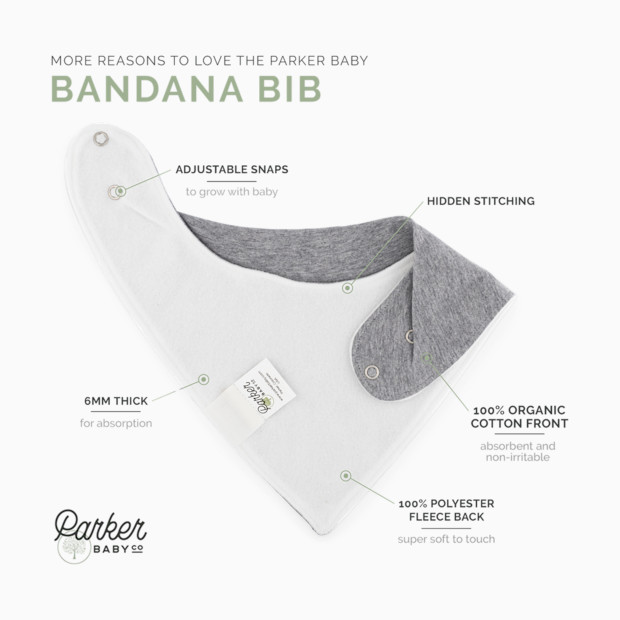 Parker Baby Co. Bandana Bib Set (8-Pack).