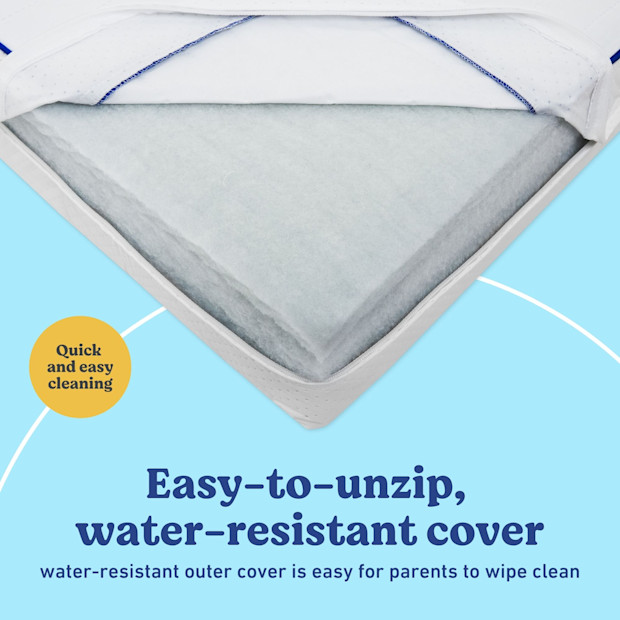 Graco Essentials 6-Inch Water-Resistant Dual-Sided Crib & Toddler Mattress.
