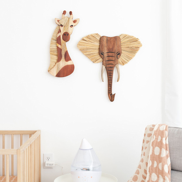 Crane Baby Handcrafted Wood Wall Decor.