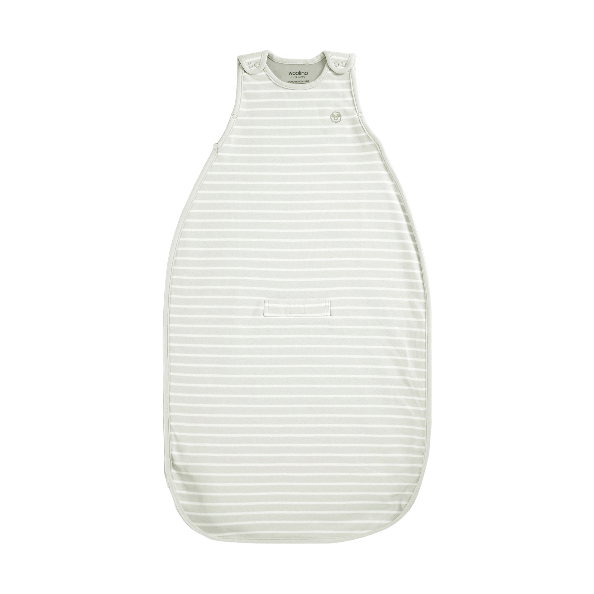 Woolino 4 Season Ultimate Baby Sleep Bag - Gray, 0-2 Years.