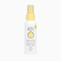Baby Bum SPF 50 Sunscreen Spray - Mineral UVA/UVB Face and Body Protection for Sensitive Skin - Fragrance Free - Travel Size - 3 oz