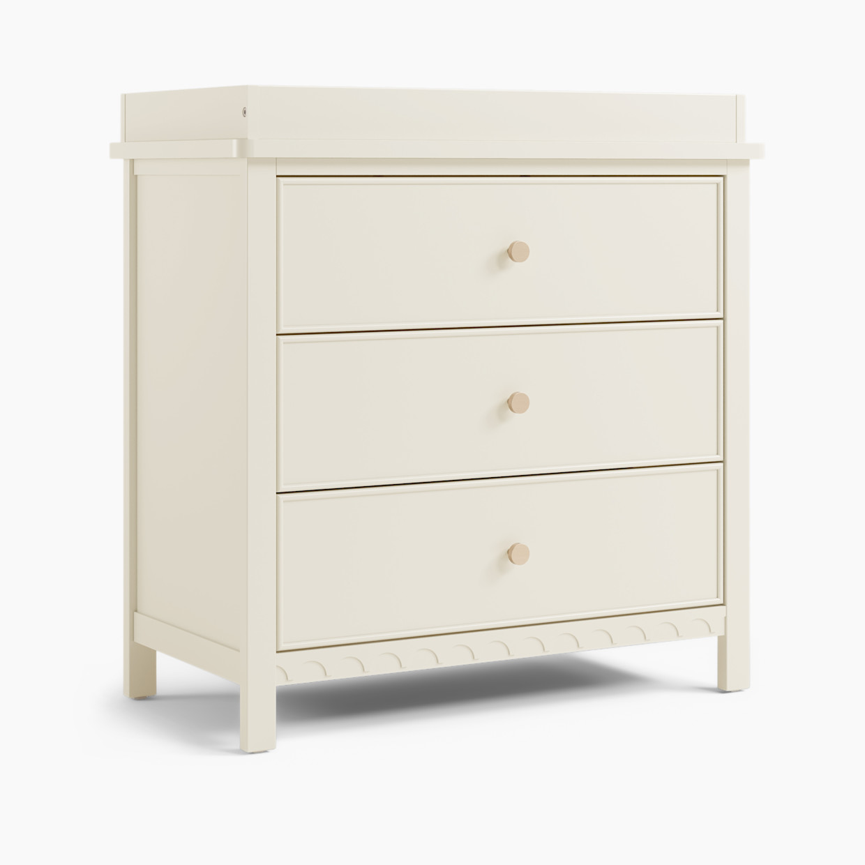 Graco Sasha 3 Drawer Chest with Changing Topper - Frosted Oat.