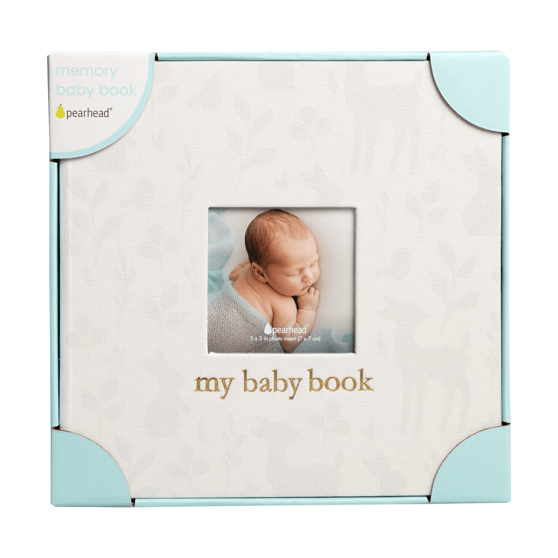 Pearhead Woodland Print Baby Book.