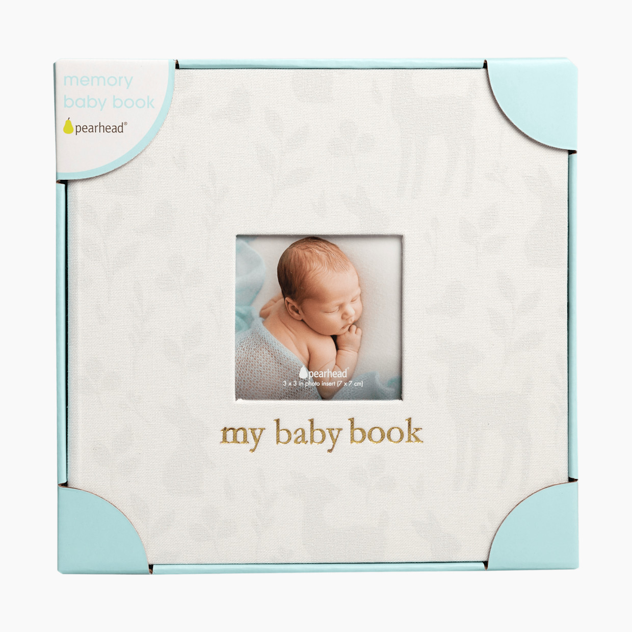 Pearhead Woodland Print Baby Book.