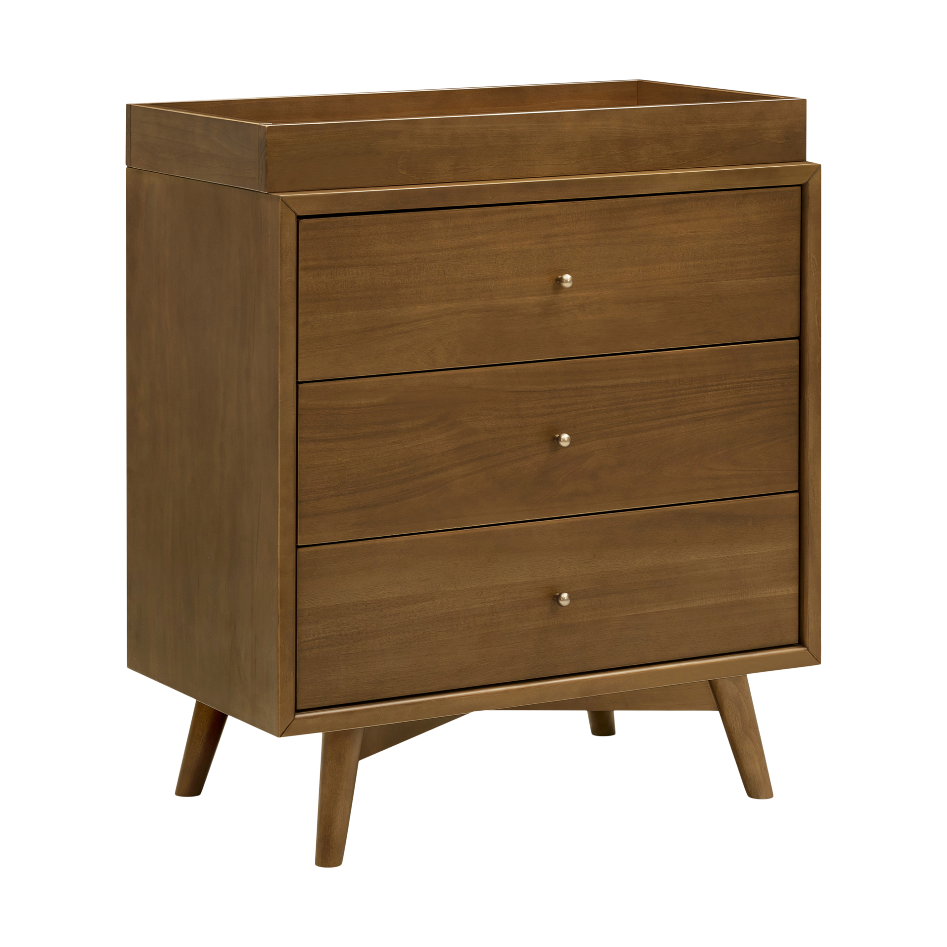 babyletto Universal Removable Changing Tray - Natural Walnut.
