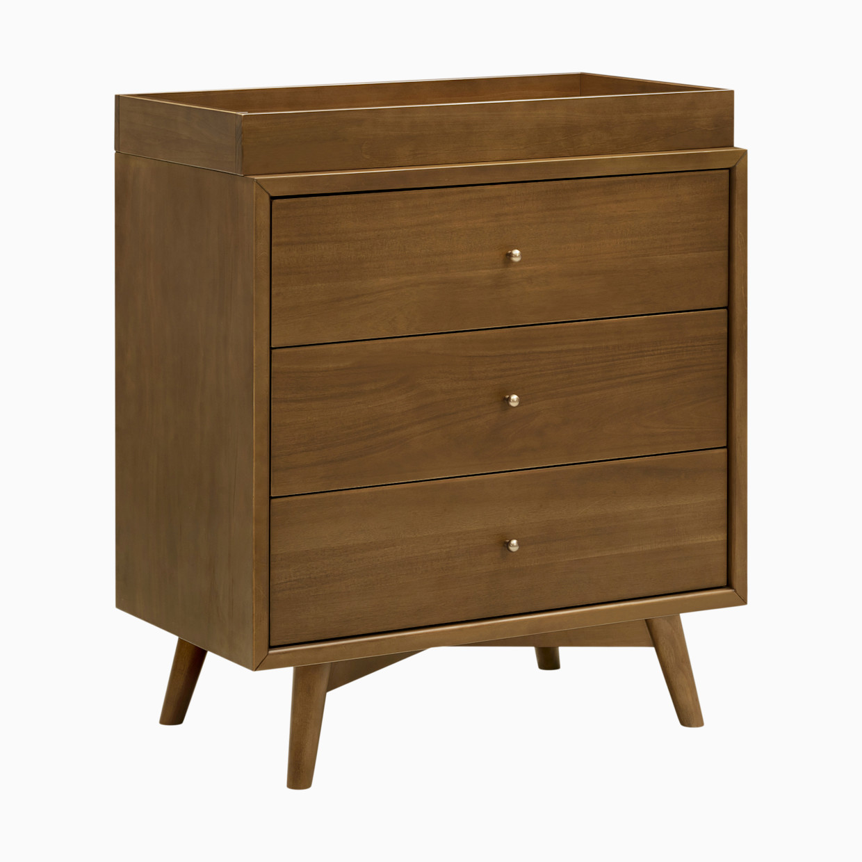 babyletto Universal Removable Changing Tray - Natural Walnut.